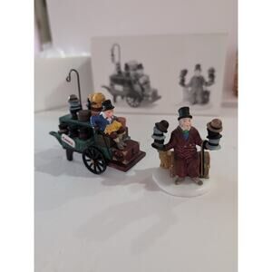 Department 56 Chelsea Market Hat Monger & Cart Heritage Village 58392 READ